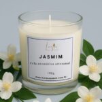 Vela Aromática Jasmim 150gr (COLEÇÃO JARDIM SECRETO)